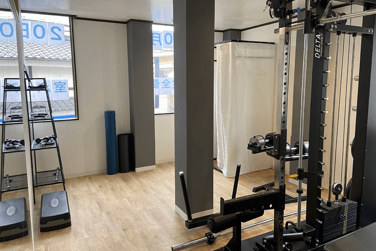 HALE Personal Gymのトレーニングスペース